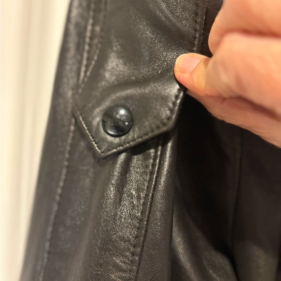 Jayskins Made in USA Black Leather Trench Coat - Picture 13 of 13